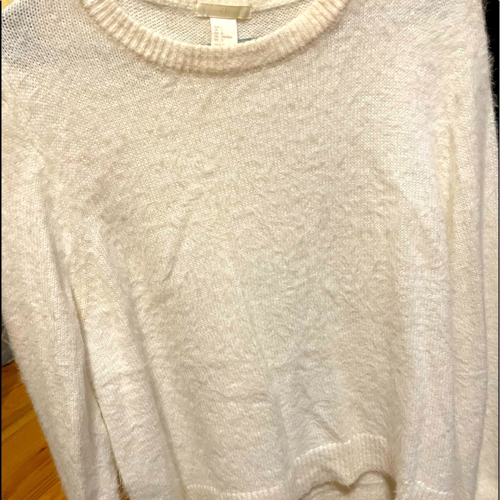Fuzzy but soft sweater